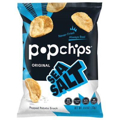 popchips Popped Chip Snack Sea Salt Potato - 0.8 Oz - Image 2