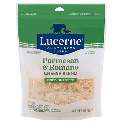 Lucerne Cheese Finely Shredded Parmesan & Romano - 6 Oz - Image 3