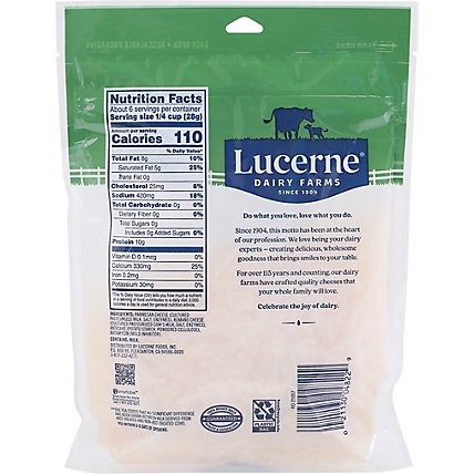 Lucerne Cheese Finely Shredded Parmesan & Romano - 6 Oz - Image 6