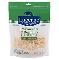 Lucerne Cheese Finely Shredded Parmesan & Romano - 6 Oz - Image 1