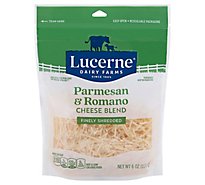 Lucerne Cheese Finely Shredded Parmesan & Romano - 6 Oz