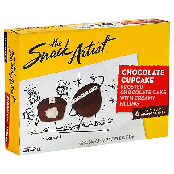 The Snack Artist Cupcake Chocolate - 12 Oz