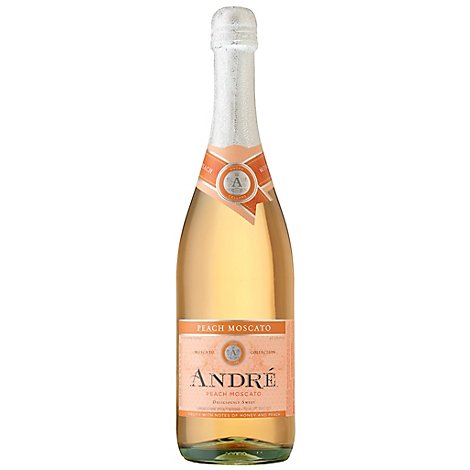 Andre Peach Moscato Champagne Sparkling Wine - 750 Ml