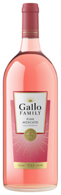 Gallo Family Vineyards Pink Moscato Blush Wine - 1.5 Liter - Image 3