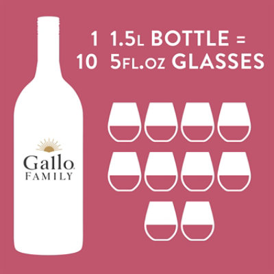 Gallo Family Vineyards Pink Moscato Blush Wine - 1.5 Liter - Image 5
