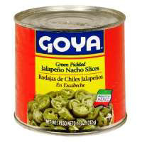 Goya Peppers Jalapeno Green Pickled Nacho Slices Can - 11 Oz - Image 1