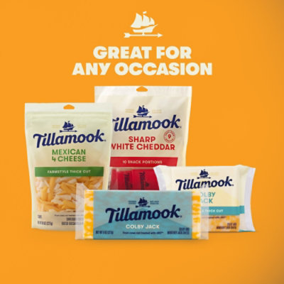 Tillamook Colby Jack Farmstyle Thick Cut Cheese Slices - 12-1 Oz - Image 4