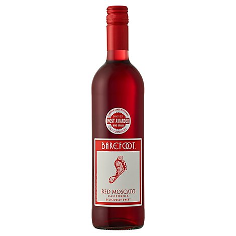 Barefoot Cellars Red Moscato Red Wine - 750 Ml