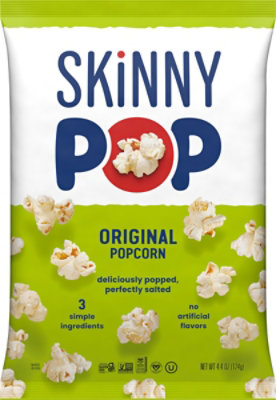 SkinnyPop Original Popcorn Grocery Size Bag - 4.4 Oz - Image 2