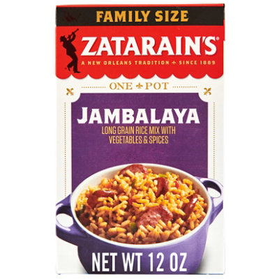 Zatarain's Family Size Jambalaya Rice Dinner Mix - 12 Oz - Image 1