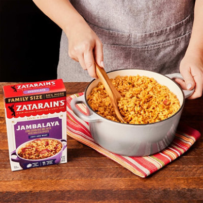 Zatarain's Family Size Jambalaya Rice Dinner Mix - 12 Oz - Image 4