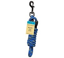 Legacy Collection Dog Rope Leash Braided 60 Inch Large Blue Card - Each