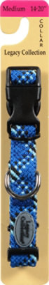 Legacy Collection Dog Collar Braided 14 to 20 Inch Medium Blue Card - Each - Image 2