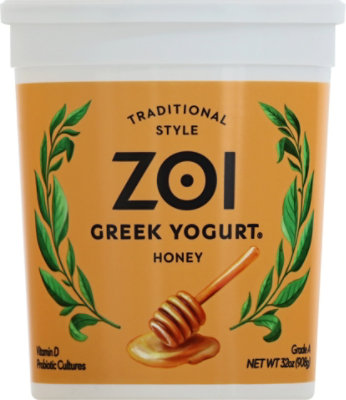 Zoi Greek Yogurt Honey - 32 Oz - Image 2