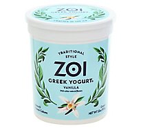Zoi Greek Yogurt Vanilla - 32 Oz