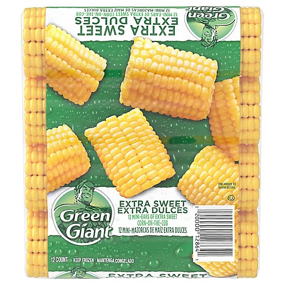 Green Giant Nibblers Corn On The Cob Mini Ears Extra Sweet - 12 Count