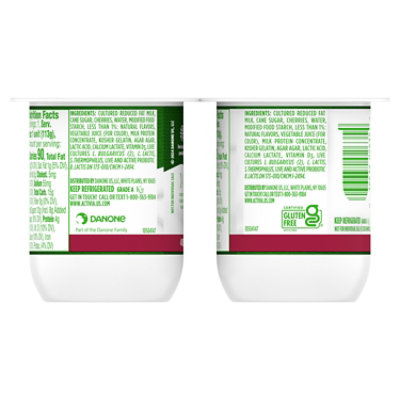 Activia Low Fat Probiotic Black Cherry Yogurt - 4-4 Oz - Image 2