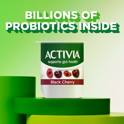 Activia Low Fat Probiotic Black Cherry Yogurt - 4-4 Oz - Image 5