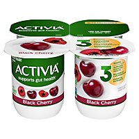 Activia Low Fat Probiotic Black Cherry Yogurt - 4-4 Fl. Oz. - Image 1