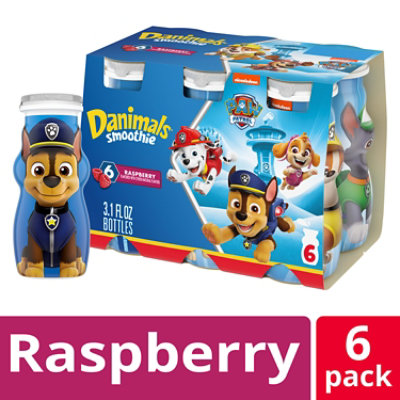 Danimals Raspberry Smoothies Multipack - 6-3.1 Fl. Oz. - Image 1