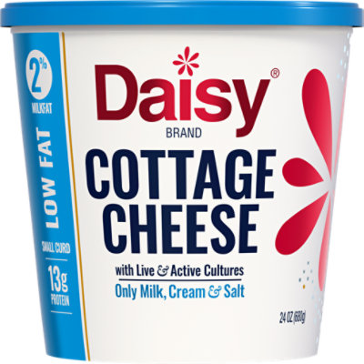 Daisy Cheese Cottage Small Curd 2% Milkfat Low Fat - 24 Oz