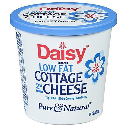Daisy Cheese Cottage Small Curd 2% Milkfat Low Fat - 24 Oz - Image 3