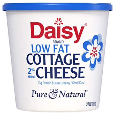 Daisy Cheese Cottage Small Curd 2% Milkfat Low Fat - 24 Oz - Image 2