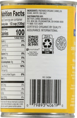 O Organics Organic Beans Cannellini - 15 Oz - Image 5