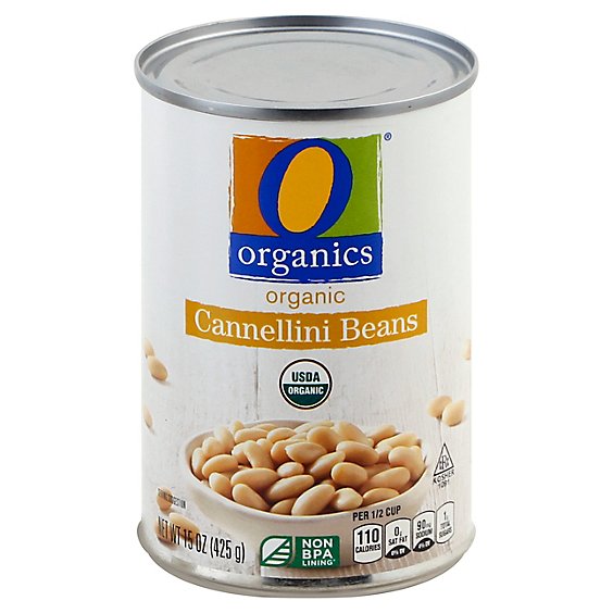 O Organics Organic Beans Cannellini - 15 Oz