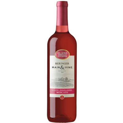 Beringer Wine White Zinfandel Moscato - 750 Ml - Image 1