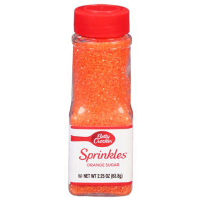 Betty Crocker Sprinkles Sugar Orange - 2 Oz