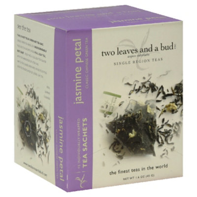 Two Leave And A Bud Green Tea Jasmine Petal 15 Count Safeway