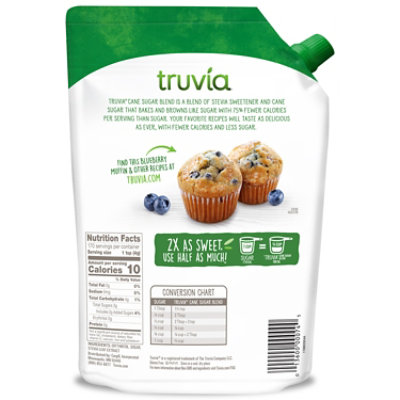 Truvia Blend Mix of Stevia Sweetener and Cane Sugar Bag - 24 Oz - Image 3