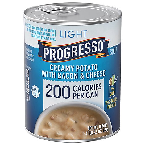 Progresso Light Soup Creamy Potato with Bacon & Cheese - 18.5 Oz