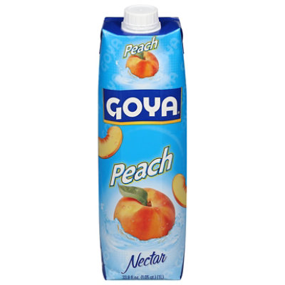 Goya Nectar Peach Carton - 33.8 Fl. Oz. - Image 3