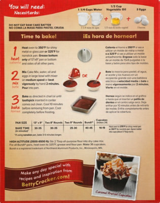 Betty Crocker Delights Cake Mix Super Moist Red Velvet - 15.25 Oz - Image 6