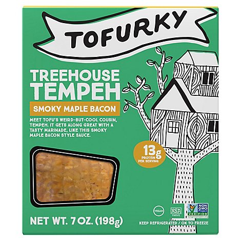 Tofurky Smoky Maple Bacon Tempeh Prepacked - 7 Oz