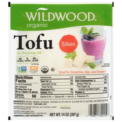 Wildwood Sproutofu Silken - 14 Oz - safeway
