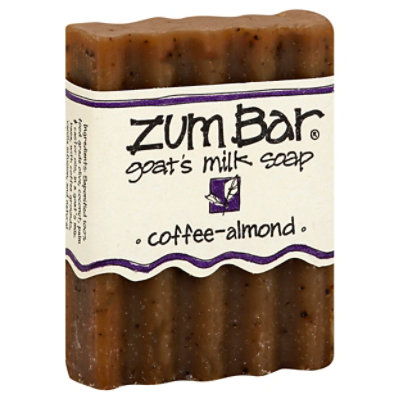 Coffee Almond Zum Bar Goats Milk Soap - 3 Oz - Image 1