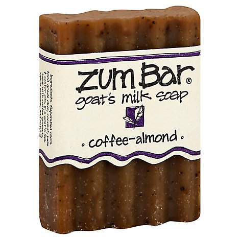 Coffee Almond Zum Bar Goats Milk Soap - 3 Oz