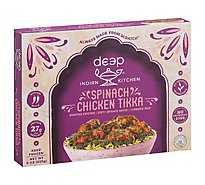 Deep Indian Kitchen Chicken Tandoori with Spinach and Turmeric Rice - 9 Oz