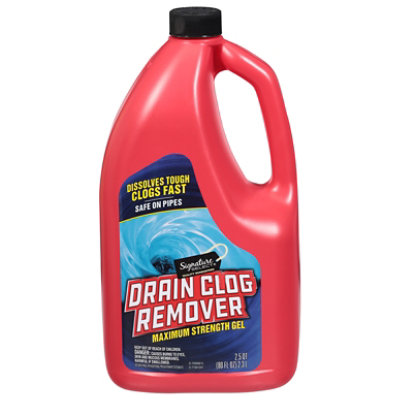 Signature SELECT Drain Clog Remover Maximum Strength Gel - 80 Fl. Oz. - Image 2