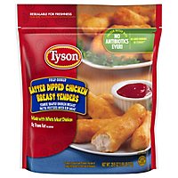 Tyson Fully Cooked Batter Dipped Frozen Chicken Breast Tenders - 25.5 Oz - Image 1