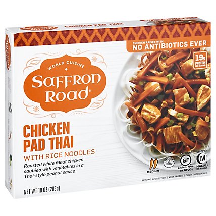 Saffron Road Frozen Gluten Free Chicken Pad Thai Entree - 10 oz - Image 1
