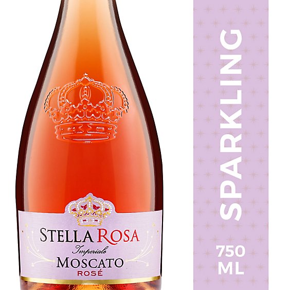 Il Conte Dalba Stella Imperiale Moscato Rose Wine - 750 Ml