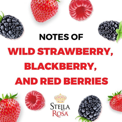 Stella Rosa Berry Semi Sweet Red Wine - 750 Ml - Image 3