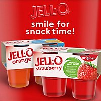 Jell-O Original Strawberry Ready to Eat Jello Cups Gelatin Snack Cups - 4 Count - Image 9