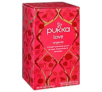 Pukka Herbal Tea Organic Love - 20 Count