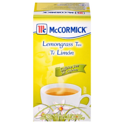 McCormick Tea Caffeine Free Lemongrass Box 25 Count - 0.89 Oz - Image 3