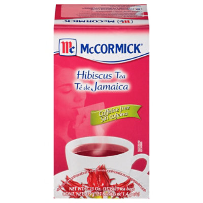 McCormick Tea Hibiscus Tea Caffeine Free - 25 Count - Image 3